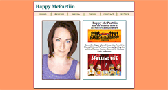 Desktop Screenshot of happymcpartlin.com